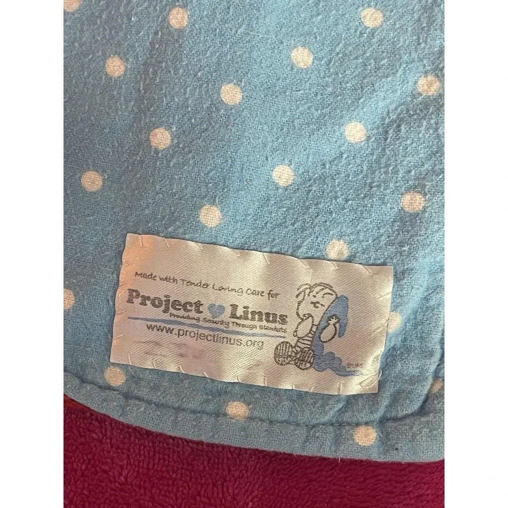Vintage Project Linus Handmade Lap Quilt ‎ Blanket 37 X 37